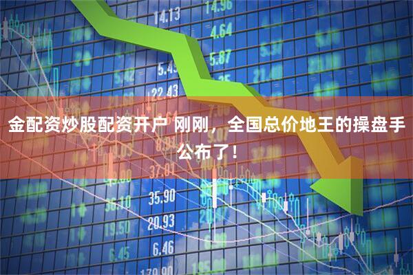 金配资炒股配资开户 刚刚，全国总价地王的操盘手公布了！